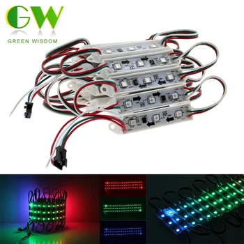 

LED Module WS2811 3 LEDs DC12V RGB LED Pixel Module IP65 Waterproof 5050 RGB Advertising Light Led Backlight For Channel Letter