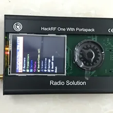 Новейшая версия PORTAPACK+ HACKRF ONE 1 МГц до 6 ГГц SDR программное обеспечение определение радио+ металлический чехол+ 0.5ppm TXCO+ сенсорный ЖК-дисплей