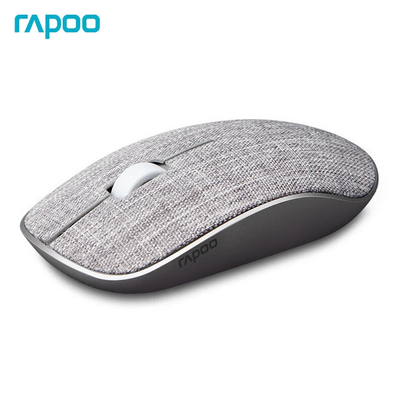 Оригинальная тканевая оптическая беспроводная мышь Rapoo USB игровая с мягким