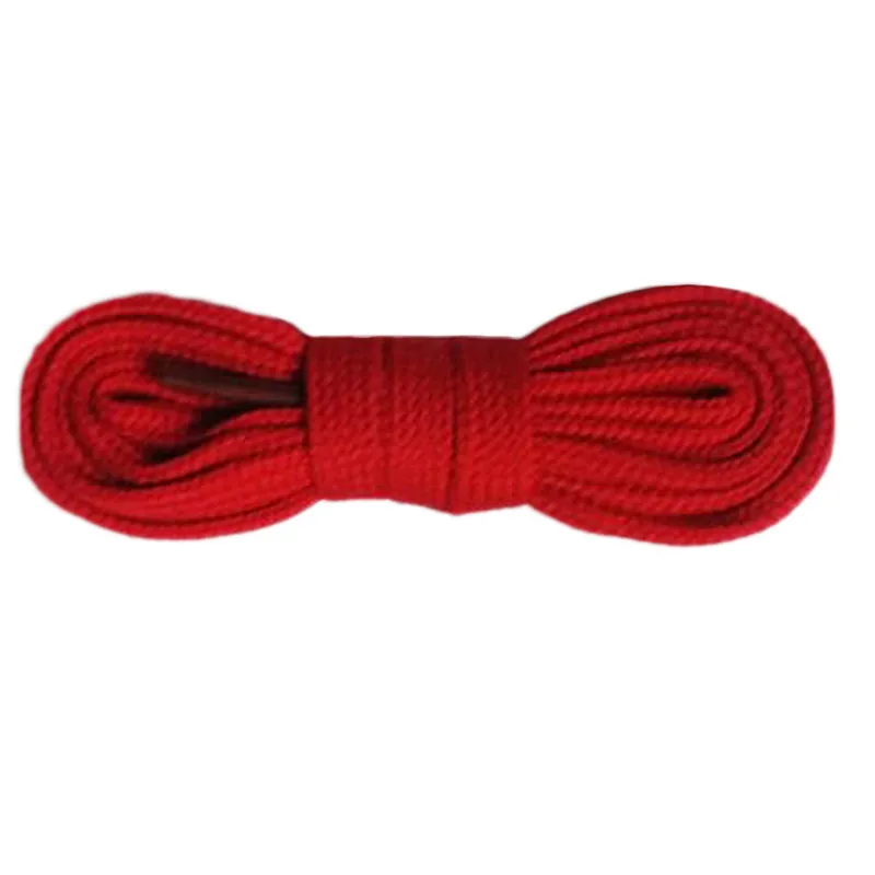 red 1 пара радужных плоских парусиновых спортивный шнурок спортивные кроссовки шнурки - Цвет: red