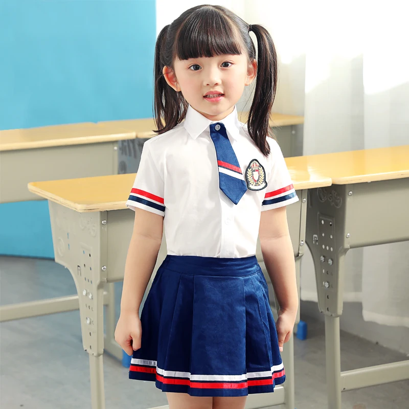 Новая детская школьная форма, детские костюмы, японский корейский свитер для мальчиков и девочек, костюм в британском стиле для студентов - Цвет: color4