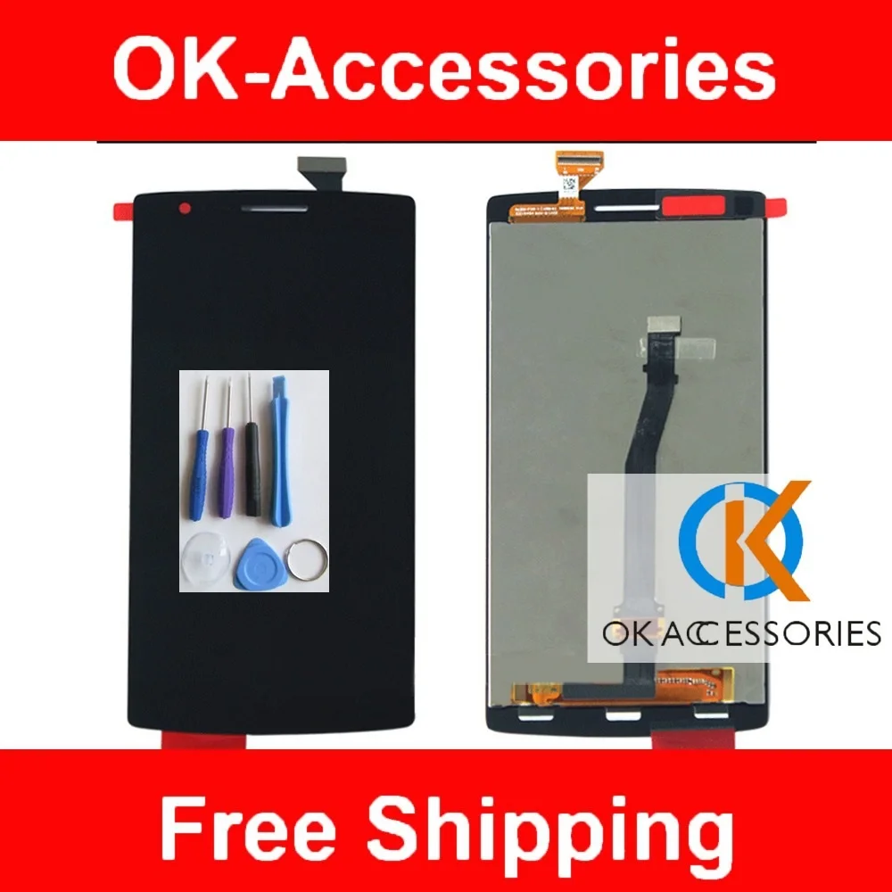 imágenes para Para OnePlus Uno 1 + 1 Plus One Pantalla LCD + Pantalla Táctil digitalizador Con marco o Sin marco Negro Color 1 PC/Lot Con herramientas imágenes para Para OnePlus Uno 1 + 1 Plus One Pantalla LCD + Pantalla Táctil digitalizador Con marco o Sin marco Negro Color 1 PC/Lot Con herramientas