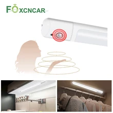 Пир сенсор батарея светильник холодильник светильник с датчиком USB перезаряжаемый кухонный шкаф светильник светодиодный Lampe Schrank прикроватная лампа Cozinha