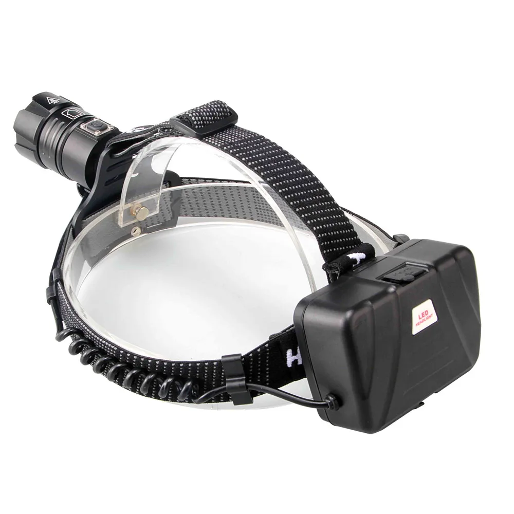 Светодиодный налобный фонарь XHP70.2 XHP70 с зарядкой от USB 90000LM 3*18650