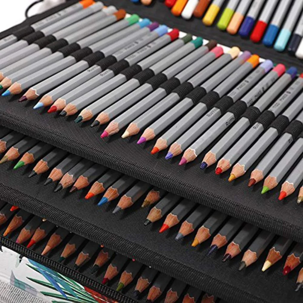Креативный цветочный 160 слот Ткань Оксфорд школьные карандаши чехол большой емкости Карандаш сумка для цветной гель-карандаш ручка чехол товары для рукоделия