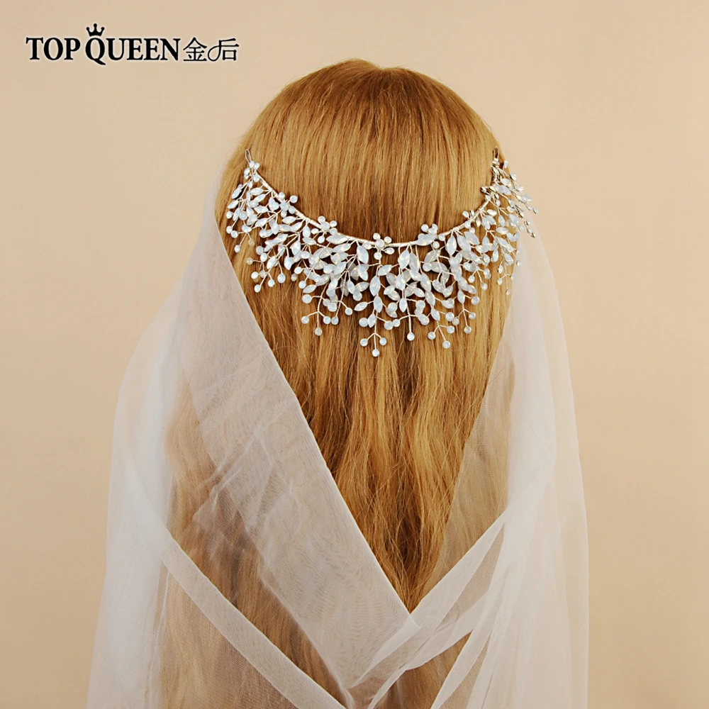 

TOPQUEEN HP200 Free shipping Bridal Rhinestone Tiara Women's hair accessories Long hair wedding accessory Vintage hair tiara