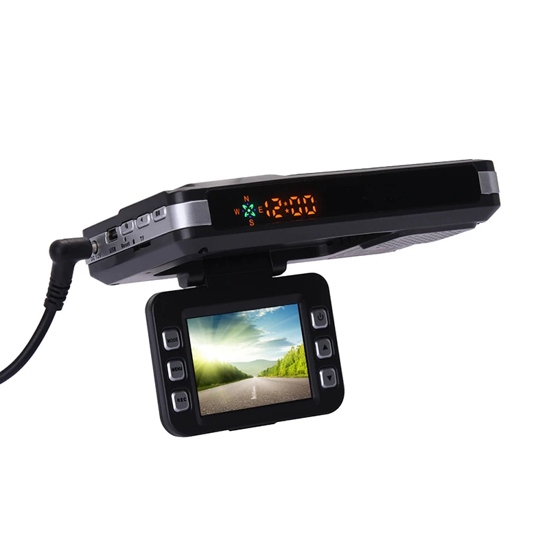 

3-in-1 720P HD Car DVR GPS Car Camera Recorder Mobile Radar Speed Detector GPS Radar Speed Detector English / Russian