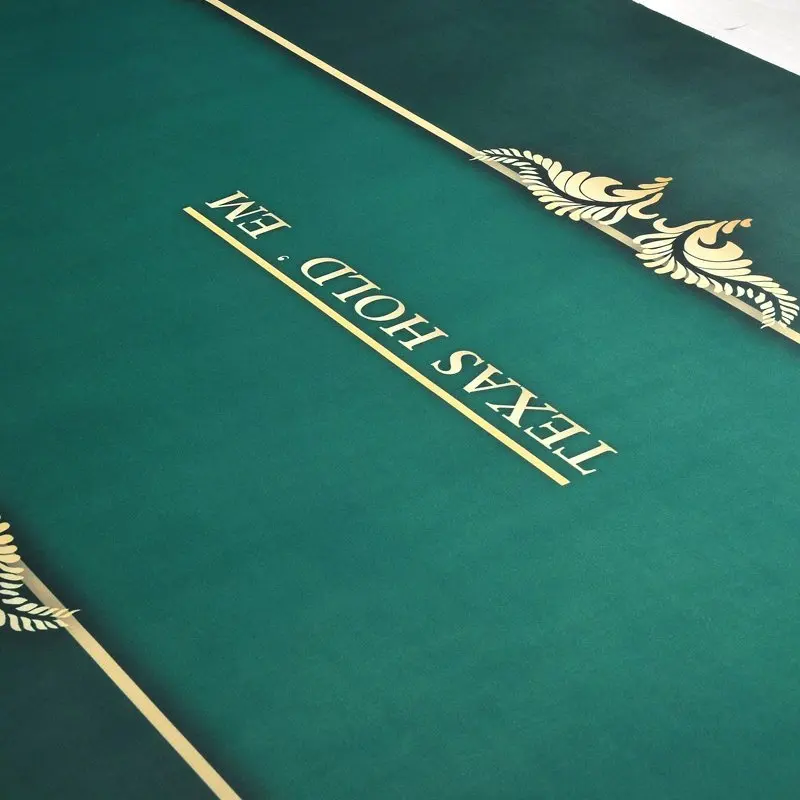  Poker Mat Table Cloth Rubber Gaming Green 1.8*0.9m
