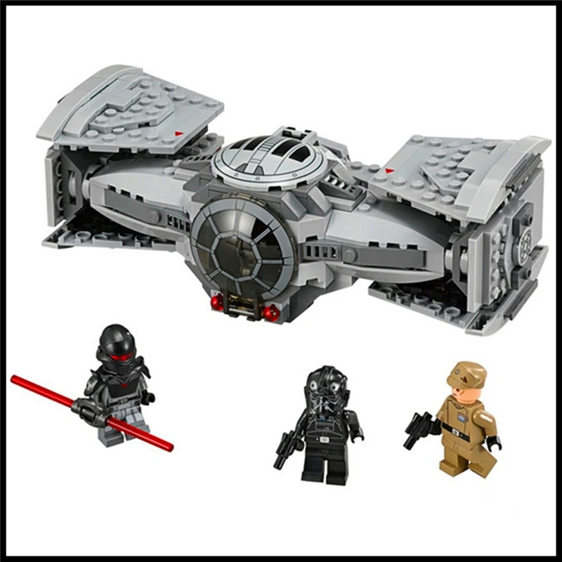 

354Pcs Star Wars Force Awaken TIE Advanced Prototype Model Building Blocks Toys BELA 10373 Figure Gift For Kids Compatible Legoe