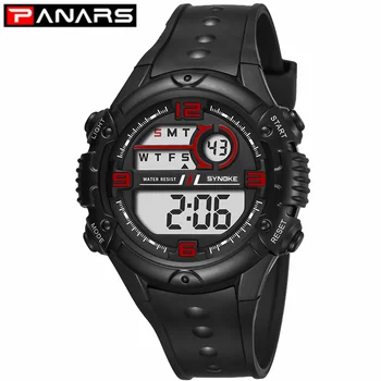 

PANARS Men Watches Sports 50m Waterproof Digital Watch Casual Male Alarm Luminous Chronograph Clock Wrist Watches for Men