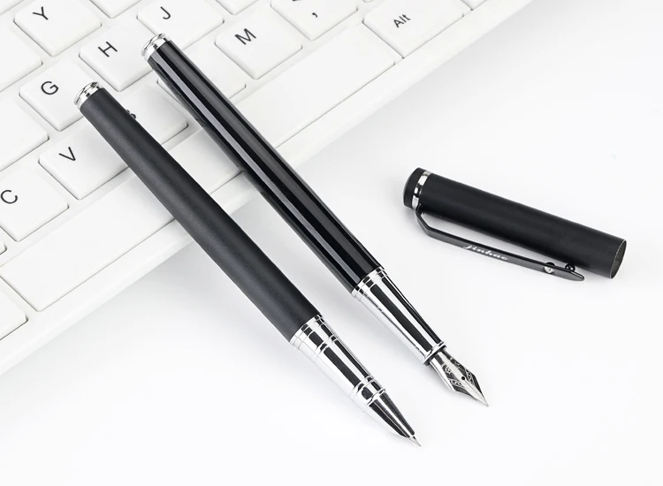Бренд Jinhao 101 Financial Tip 0,38 мм авторучка матовая черная очень тонкая Iraurita ручка для письма школьные офисные принадлежности