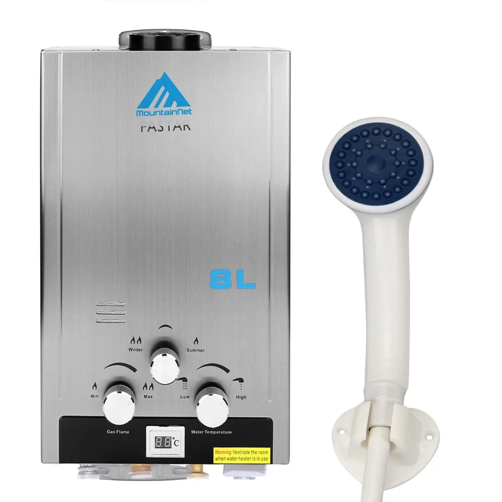 (US Delivery ) 8L Natural Gas Hot Water Heater Tankless Boiler