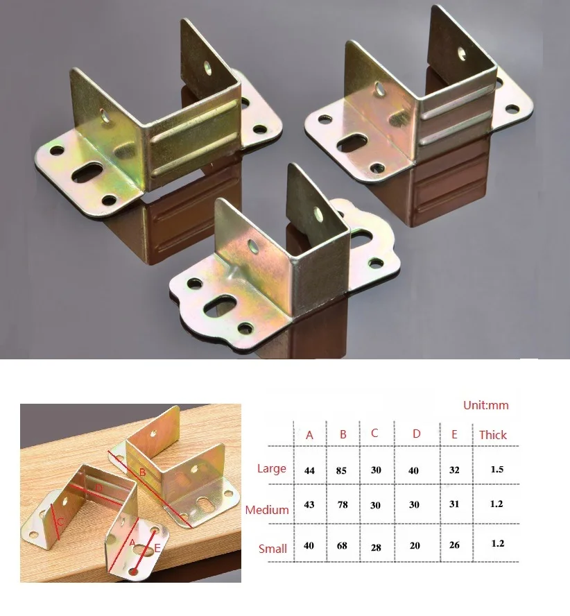 20Pcs/Lot Premintehdw Bed Rail Hanger Bracket in Brackets from Home