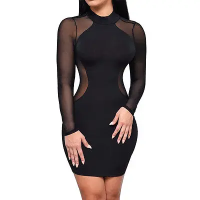    Dress Sexy   Bodycon          Mini Dress