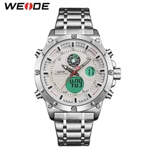 WEIDE Sports Luxury Brand Military Army Stylish Quartz Analog Digital Stainless Steel Strap Wrist Watches Hour Relogio Masculino WEIDE Sports Luxury Brand Military Army Stylish Quartz Analog Digital Stainless Steel Strap Wrist Watches Hour Relogio Masculino