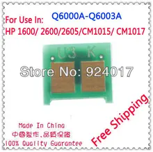 For impressora HP Laserjet Q6000A Q6001A Q6002A Q6003A Toner Chip For Hp Color LaserJet 1600 2600