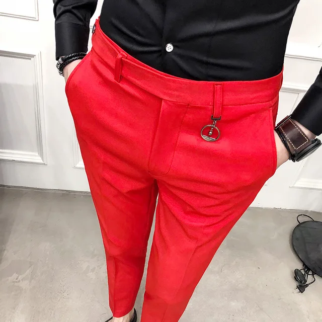 5 FRESH WAYS TO STYLE RED TROUSERS OUTFIT FOR MEN-saigonsouth.com.vn