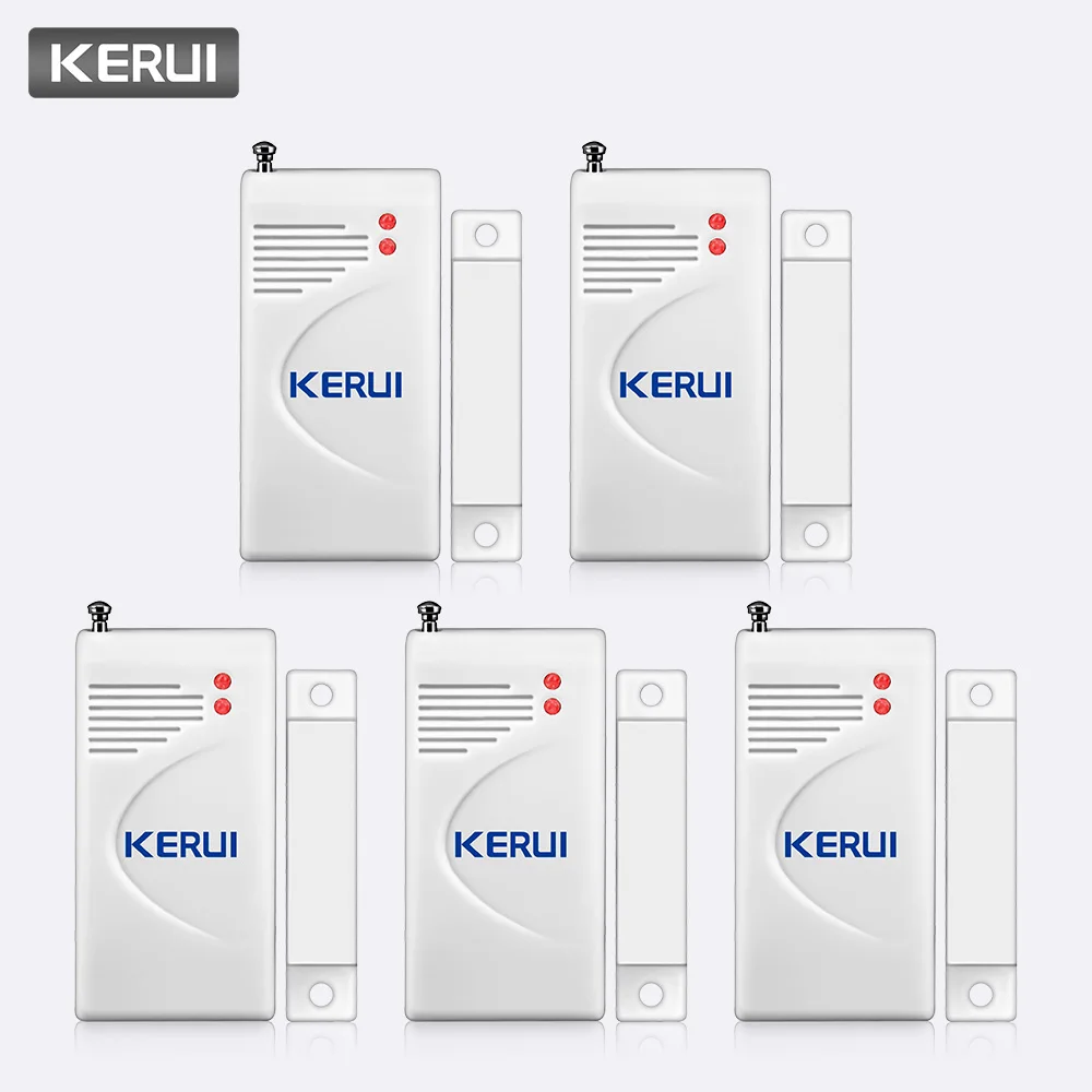 Беспроводная сигнализация KERUI с магнитным датчиком 5 шт. смарт датчик