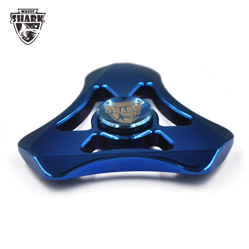 Tri Fidget Spinner Magic shark Hand Spinner Glow in the Dark Finger Spinner Anti Stress Toys