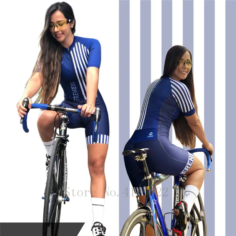 Set Ciclismo Estate Tuta Ciclismo Donna Skinsuit Traspirante Per