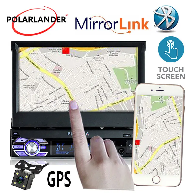 Автомагнитола 1din с сенсорным экраном 7 &quotHD магнитола Bluetooth GPS навигацией