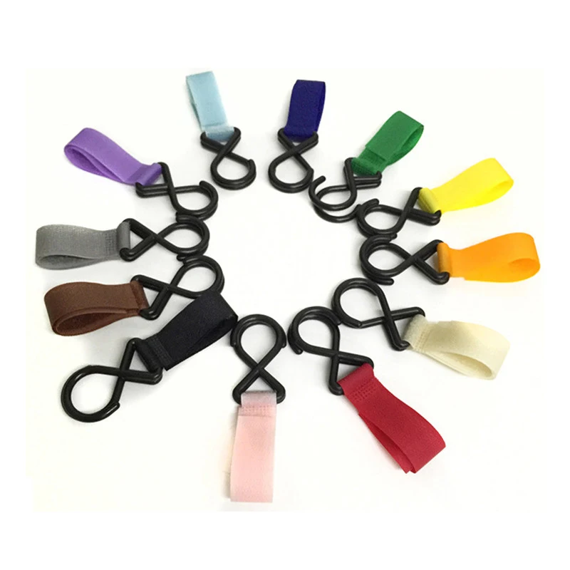 

Baby Stroller Hooks Infant Pram Pushchair Car Hanger Hanging Strap Convenient Plastic Children Stroller Accessories
