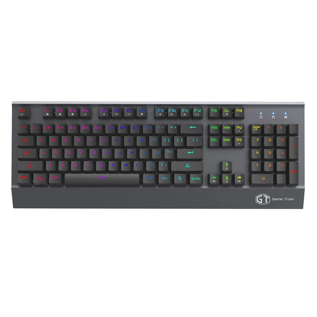 

RGB Version Mechanical Keyboard USB Wired Keyboard Multimedia Gaming Office For Desktop Computer Plug And Play Gaming Keyboard