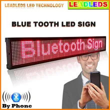 40inch P7 Bluetooth emote control Led display Board Programmable Scrolling Message Led Sign for Business and Store -Red display