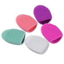 Silicone Makeup Brush Cleaning Washing Tools Cosmetics Makeup Brushes Scrubber Board Washing Cosmetic Brush Cleaner Tool