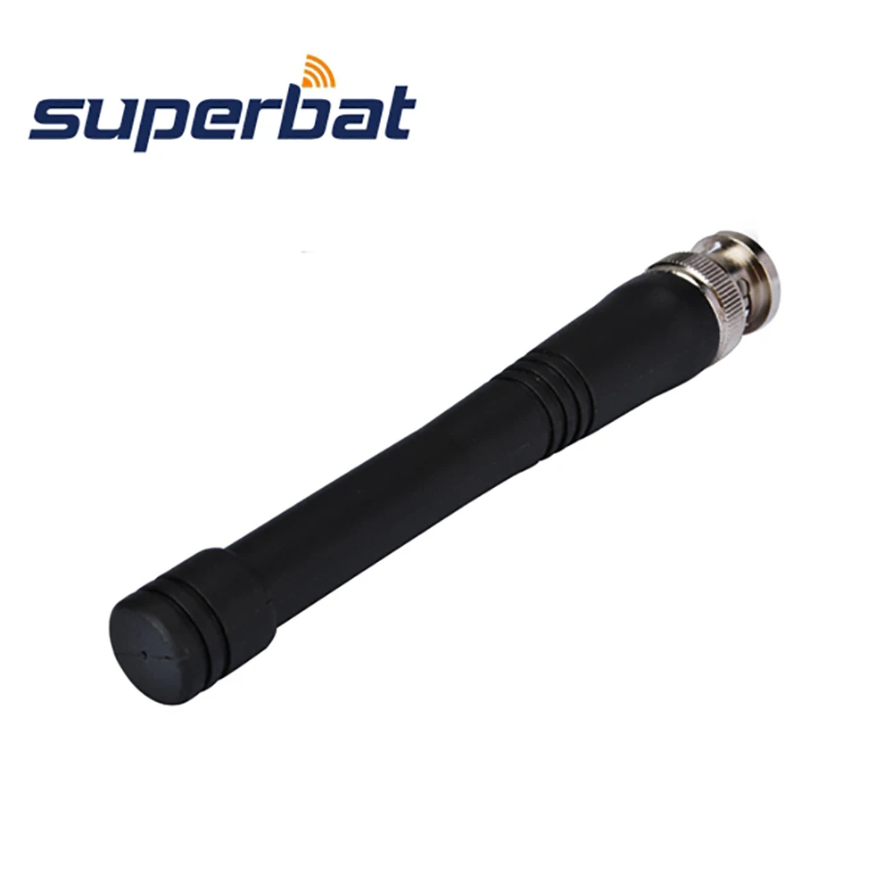 Superbat 2dbi 868Mhz 고무 공중 신호 부스터 라디오 안테나 102MM 60W 50ohm 햄 라디오용 BNC 남성 커넥터