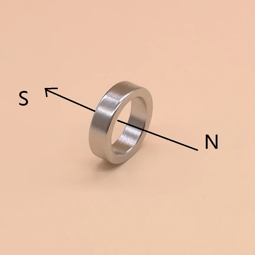 10 шт./лот кольцевой магнит 19x5 мм отверстие 14 мм N35 Сильный Неодимовый магнит 19*5 мм постоянный неодимовый магнит 19 мм x 5 мм 19*5-14