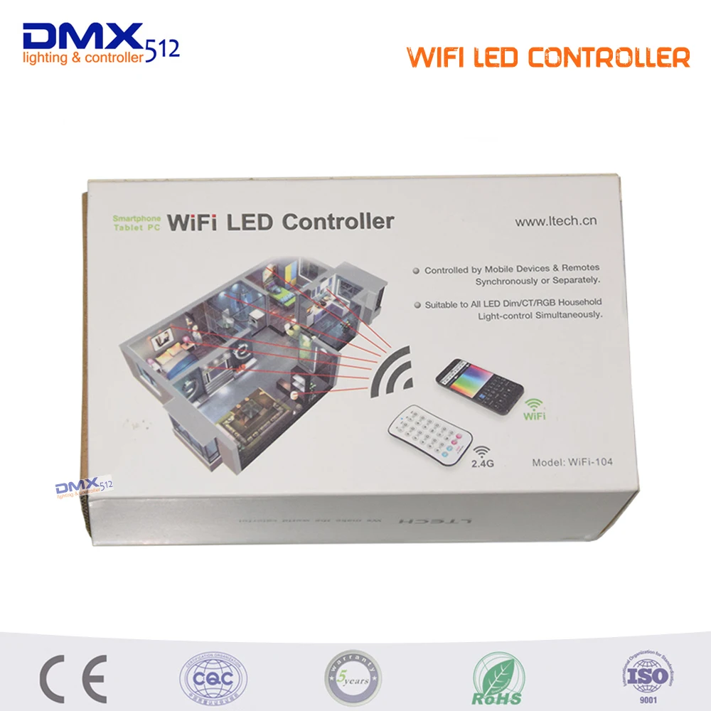 DHL Бесплатная доставка LED WIFI мастер RGB это контроллер с M12 LED удаленные 2.4 ГГц Wi-Fi поддерживает MAX 12 зон управления