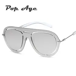 POP возраст Новый Оправы Для женщин Солнцезащитные очки для женщин Винтаж вождения градиент Защита от солнца очки дамы очки óculos де Sol 400uv