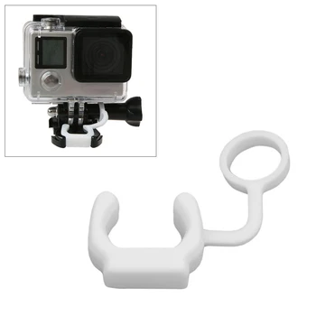 

5PCS White Color Rubber Lock Plug Silicone Safety Buckle Together For Go Pro Hero 7 6 5 4 3+ for SJCAM SJ4000 for Xiaomi Yi 4K
