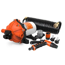 SEAFLO 70 PSI 24V 5,0 GPM промывочный двухслойный насос Комплект промывочный RV лодка морской сельскохозяйственный в отличие от Jabsco Shurflo