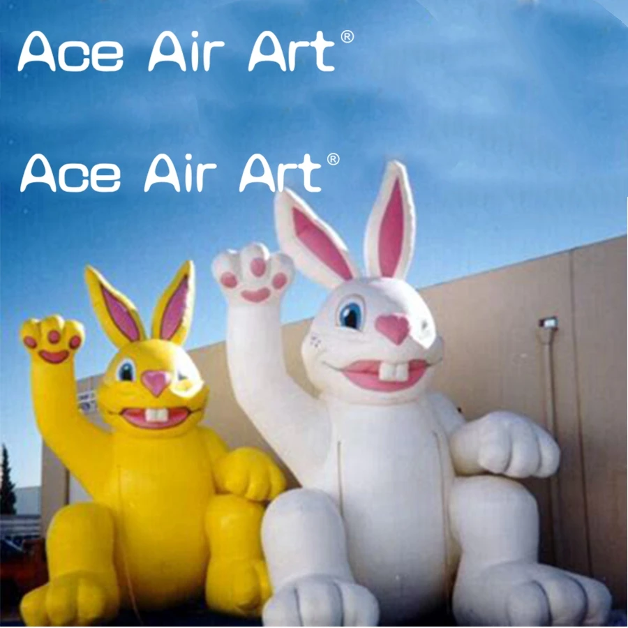 

giant outdoor various color inflatable Easter bunny for event decoration