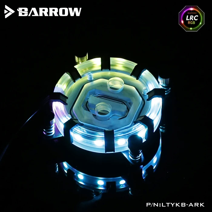 Барроу LTYKB ARK для Intel socket LGA115x LRC RGB v2 Aurora Limited Edition CPU waterblock 0 4 мм microcutting micro