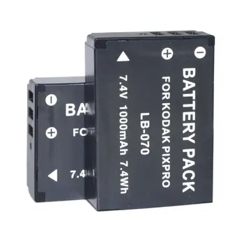 

2PC LB-070 Battery For Kodak LB070 PIXPRO S-1 S1 AZ651 AZ901 Camera
