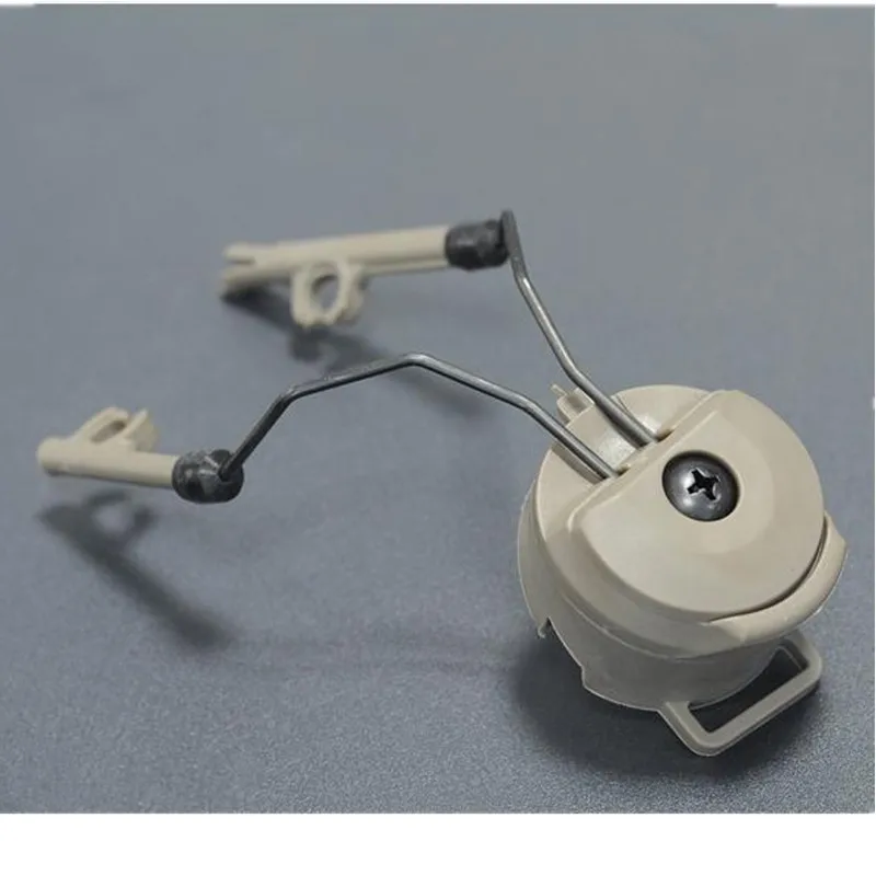 PT Headset And Helmet Rail Adapter Set Z3AD PELTOR FOR for Comtac I and II Headset Black FG DE (4)