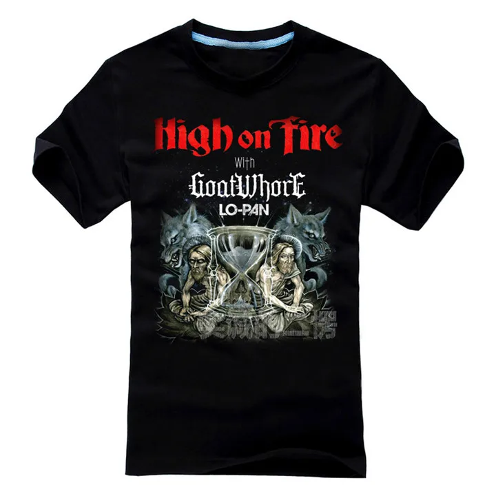 6 designs Harajuku Goatwhore Rock Brand shirt 3D Skull mma fitness Hardrock heavy Dark Metal Punk 100%Cotton skateboard hip hop