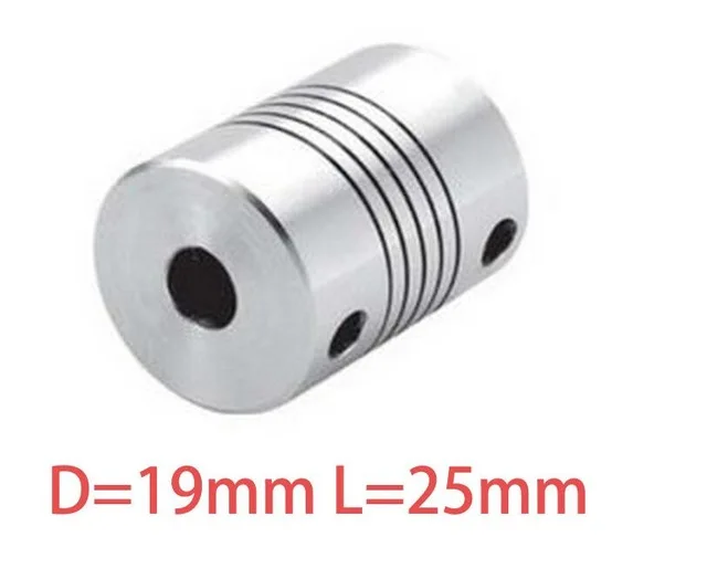 Fixmee 6x8 mm Motor Jaw Shaft Coupler 6mm To 8mm Flexible Coupling OD 19x25mm Whoelsale | Обустройство дома