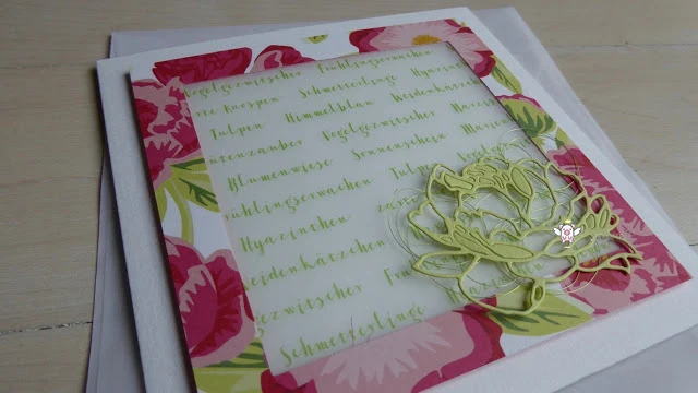 Полипропиленовые металлические Вырубные штампы вырезанная форма одно цветочное Papierwerkstatt AprilKIT Karte 367