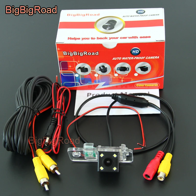 

BigBigRoad For Audi S5 S6 S8 RS4 A3 A6L A6 A8 A4 B6 B7 B8 Q7 Car Rear View Reverse Backup Parking Camera Night Vision Waterproof