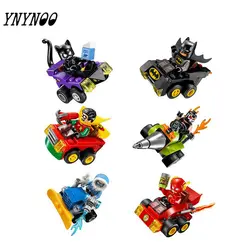 Ynynoo 6 шт. 10670 10671 10672 Бела Marvel Super Heroes mighty Micros Скорпион танос Building Block кирпичи Железный человек