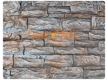 

2pcs 60x45cm Foam Wall Brick Style with 3D Aquarium Background Board Rock for Fish Reptile Tank