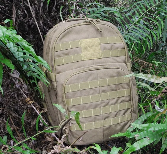 40л тактическая сумка на плечо, военная походная охотничья сумка, дорожный рюкзак, многофункциональный рюкзак для альпинизма - Цвет: TAN