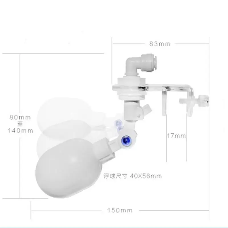 Аквариум Автоматический водяной гидратор пластик поплавковый клапан подачи заполнить Аквариум воды обратного осмоса системы с разъемом