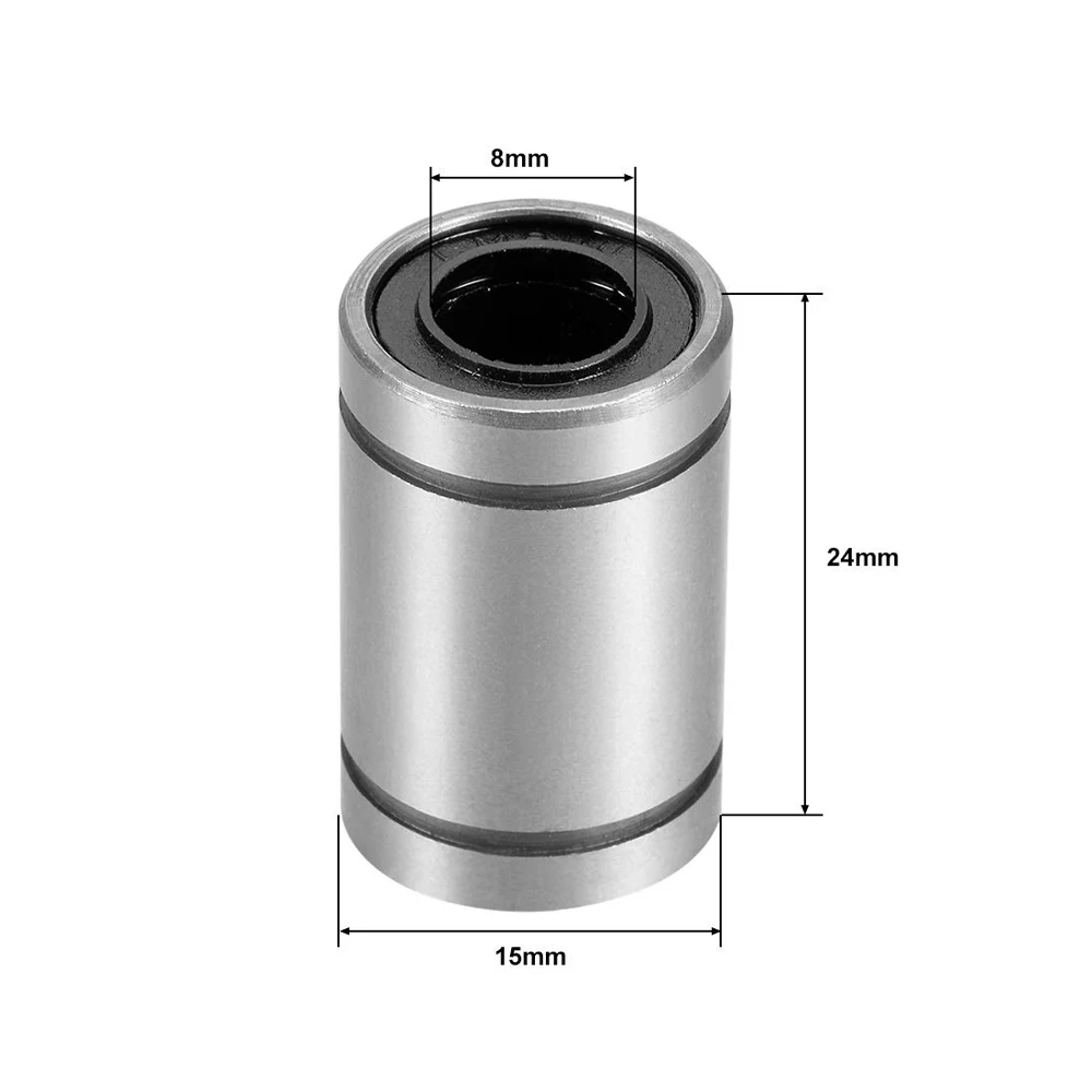 2 шт./лот LM8UU 8 мм Линейный шарикоподшипник линейный подшипник 8 мм 3d принтер LM8 ЧПУ части LM8UU для 3D принтера