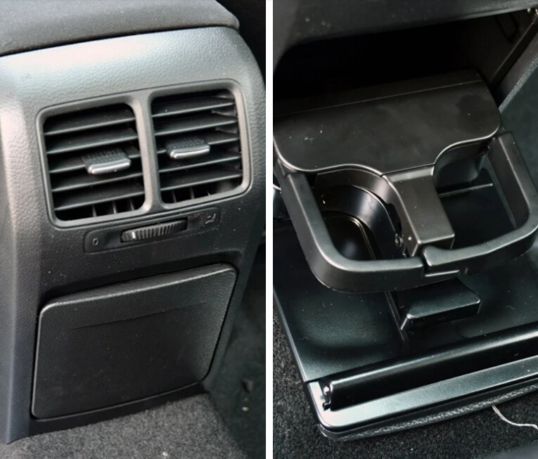 Новая Центральная консоль подлокотник задний подстаканник для напитков VW Jetta MK5 5