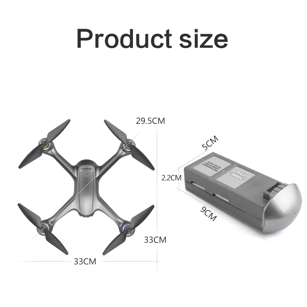 SMRC ICAT 2 Бесщеточный двигатель rc Двойной GPS 1080P wifi камера Дрон 20 долгих минут